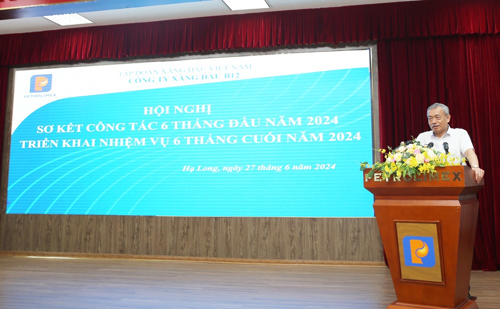 Công ty Xăng dầu B12 tổ chức Hội nghị sơ kết công tác 6 tháng đầu năm 2024