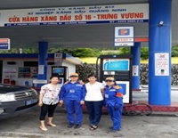 Nhanh nhạy, kịp thời chữa cháy cứu tài sản tại CHXD 16 Trưng Vương