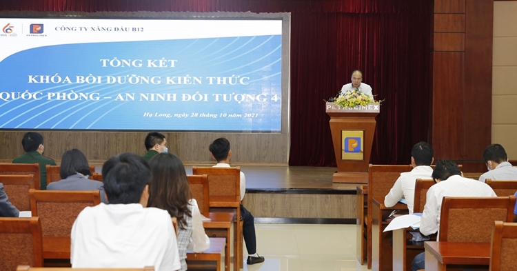 Bồi dưỡng kiến thức Quốc phòng An ninh cho cán bộ, đảng viên