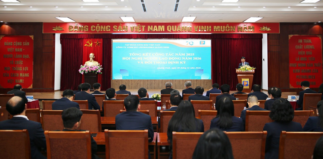 Petrolimex Quảng Ninh tổ chức Tổng kết công tác năm 2025 và Hội nghị Người lao động năm 2026