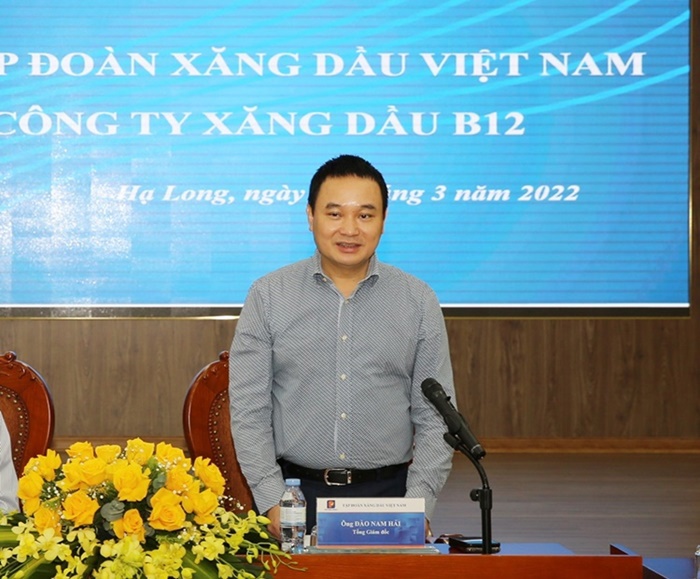 Tổng giám đốc Petrolimex thăm và làm việc tại Công ty Xăng dầu B12