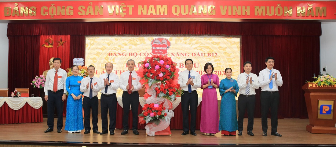 Đại hội đại biểu Đảng bộ Công ty Xăng dầu B12 lần thứ XII, nhiệm kỳ 2025-2030 thành công tốt đẹp