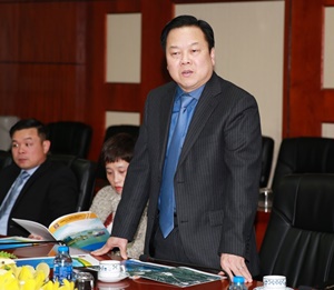 Chủ tịch Nguyễn Hoàng Anh thăm, làm việc tại B12