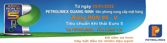 CHXD số 126 thuộc Petrolimex Quảng Ninh bán xăng RON 95-V từ tháng 01/2022