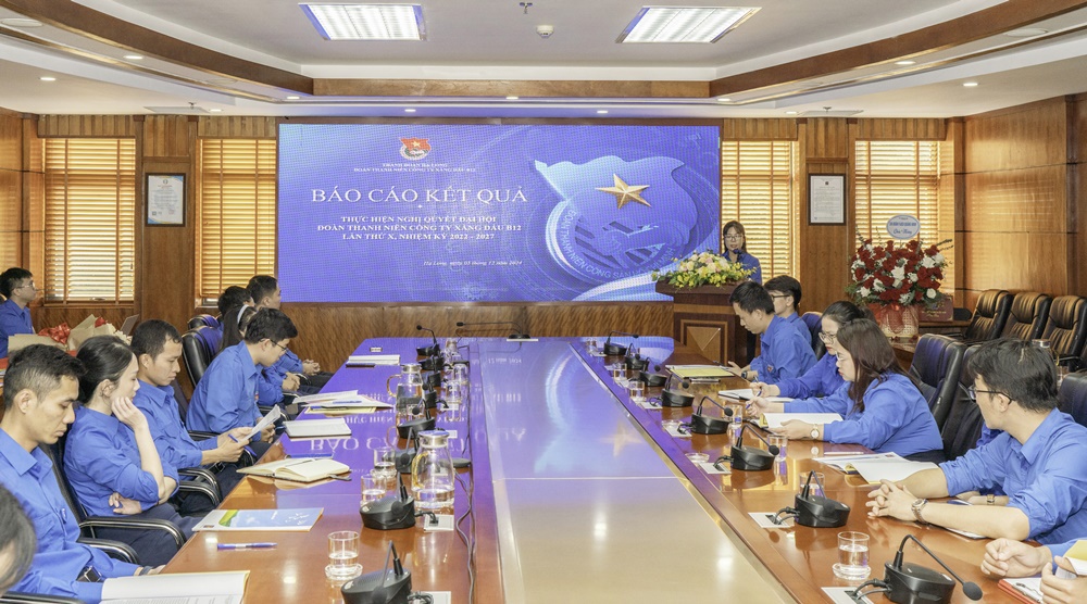 Đoàn Thanh niên Công ty Xăng dầu B12 tổ chức sơ kết giữa nhiệm kỳ thực hiện Nghị quyết Đại hội Đoàn lần thứ X, nhiệm kỳ 2022-2027