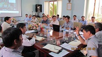 Giao ban chỉ đạo Kho xăng dầu Hải Dương