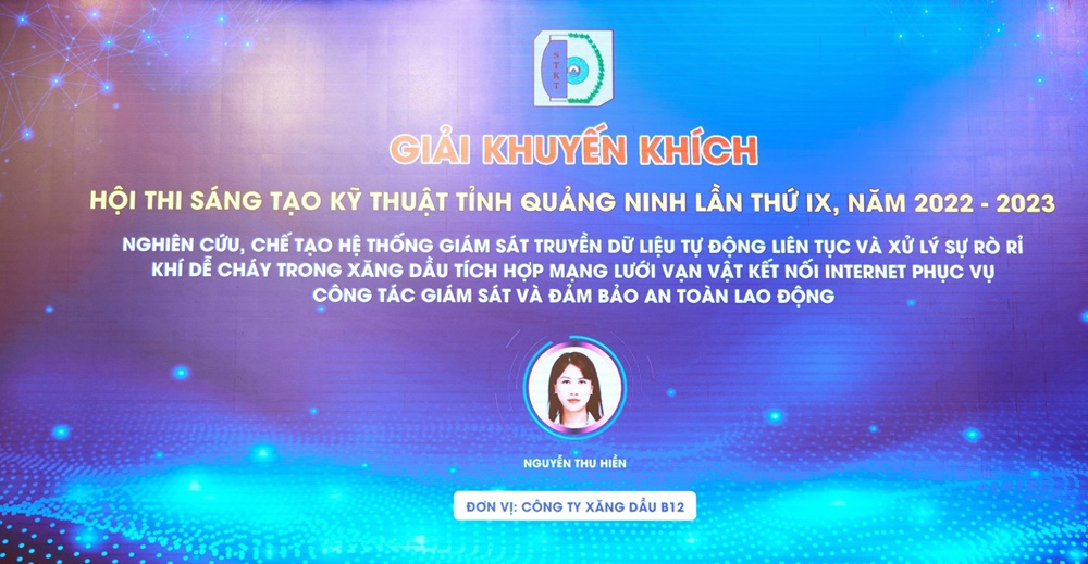 Thành tích trong sáng tạo khoa học kỹ thuật của đoàn viên thanh niên B12.