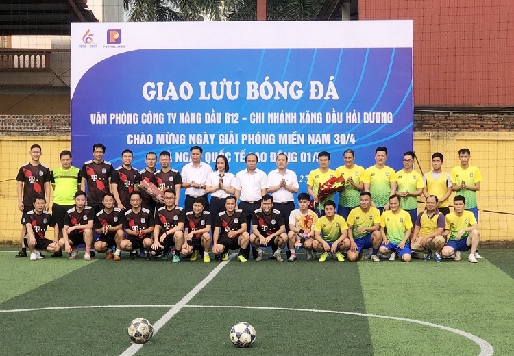 Giao lưu thể thao chào mừng ngày giải phóng miền Nam 30/4 và Quốc tế lao động 1/5