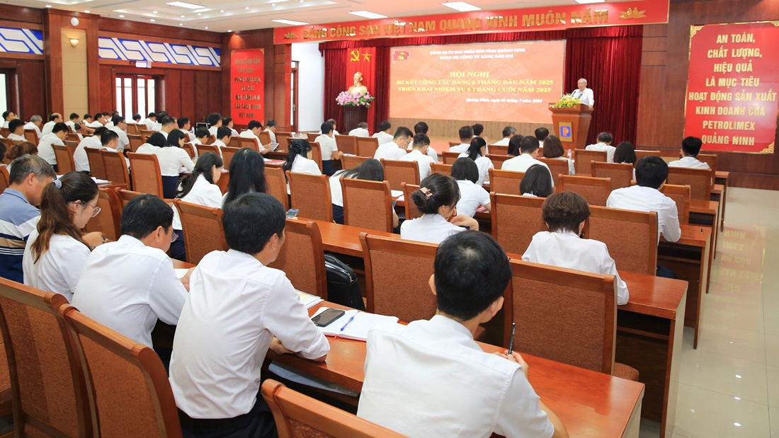 Đảng bộ Công ty Xăng dầu B12 sơ kết công tác 6 tháng đầu năm 2025