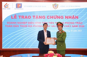 XNXD K131 hai năm liên tiếp nhận danh hiệu Đơn vị điển hình tiên tiến về PCCC
