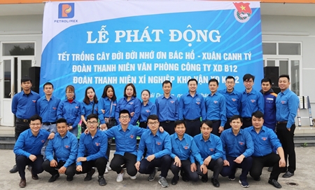 Đoàn Thanh niên B12 với hoạt động Tết trồng cây đầu xuân năm mới
