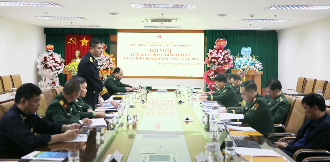 Cụm Thi đua – Khen thưởng số 8 khối 487 Hội CCB tỉnh Quảng Ninh tổng kết phong trào thi đua “CCB gương mẫu” năm 2025