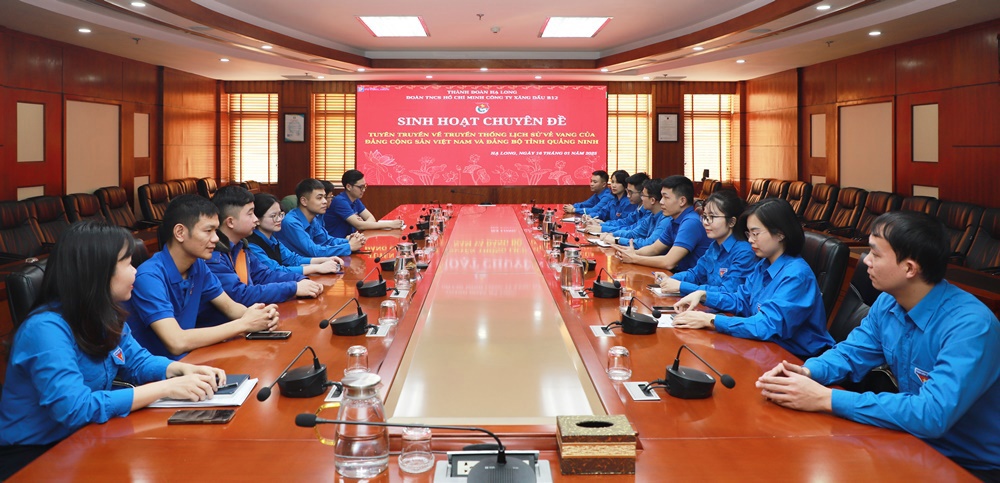 Đoàn thanh niên B12 tổ chức sinh hoạt chuyên đề và triển khai cuộc thi trắc nghiệm “Tìm hiểu lịch sử 95 năm ngày thành lập Đảng CSVN"