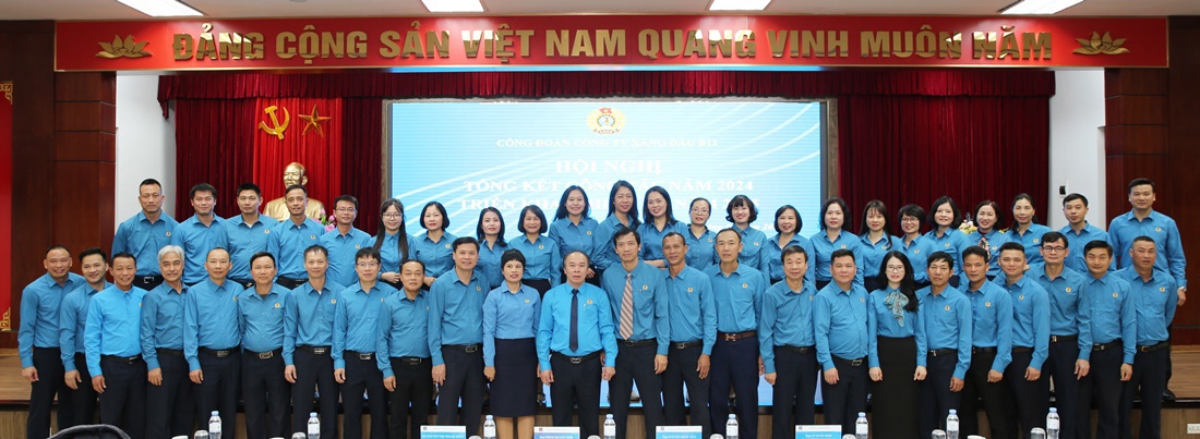 Công đoàn Công ty Xăng dầu B12 tổng kết công tác năm 2024 và triển khai nhiệm vụ năm 2025