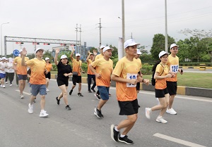XNXD K131 đạt thành tích Nhất tập thể tại Giải chạy huyện Thủy Nguyên năm 2023