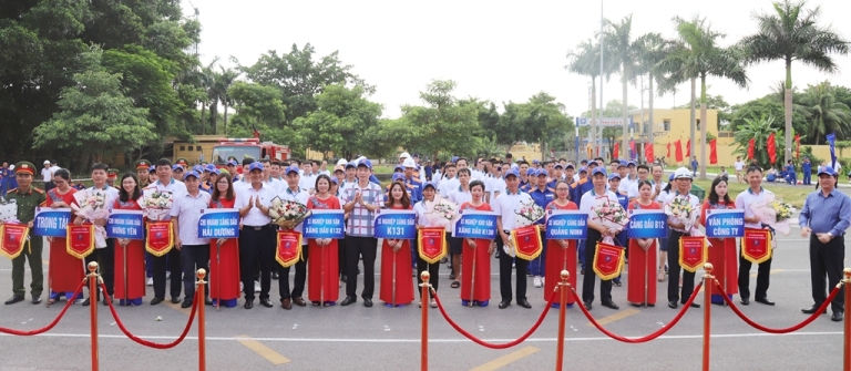 Hội thao nghiệp vụ chữa cháy nhân kỷ niệm 47 năm ngày thành lập Petrolimex Quảng Ninh
