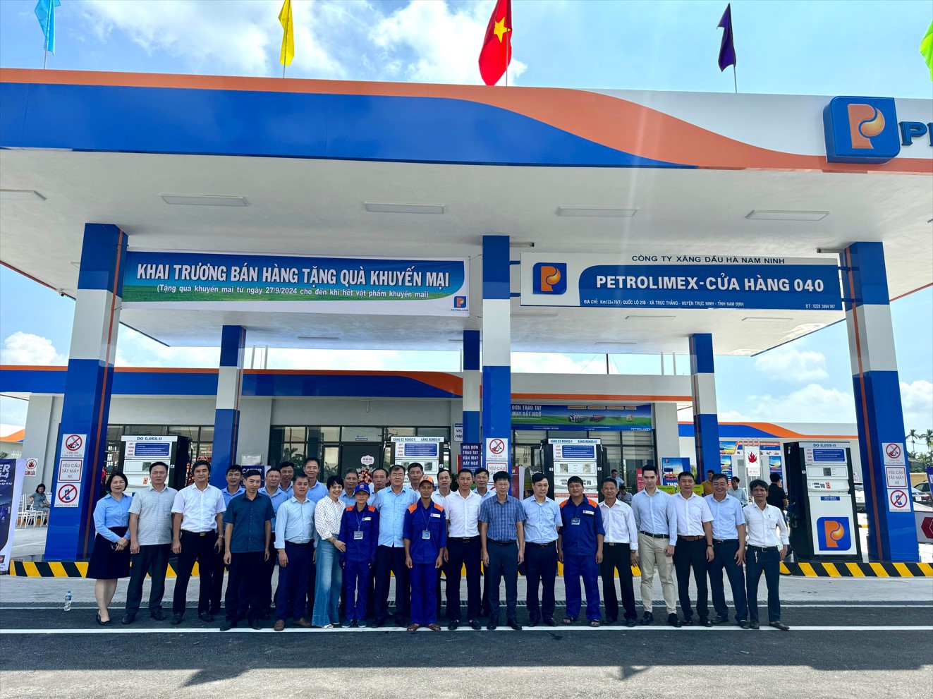 Công ty xăng dầu Hà Nam Ninh khánh thành và đưa vào hoạt động Petrolimex - Cửa hàng 040