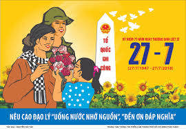 Tháng hành động tri ân nhân dịp kỉ niệm 73 năm ngày thương binh liệt sỹ 27/7