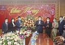 Chúc Tết đầu xuân của Lãnh đạo Tỉnh Nam Định, VPTƯ Đảng, VCCI và Tập đoàn xăng dầu Việt Nam tại Công ty xăng dầu Hà Nam Ninh