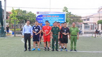 Giao lưu bóng đá chào mừng Ngày toàn dân phòng cháy chữa cháy 4/10