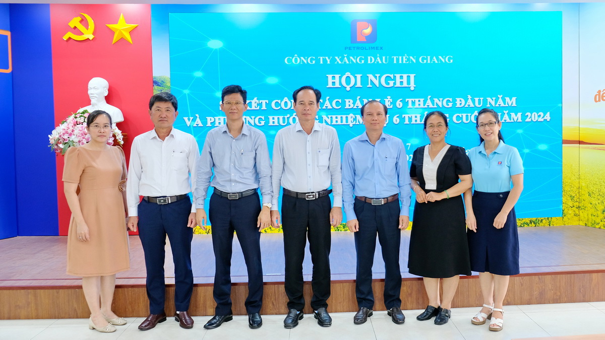 Petrolimex Tiền Giang sơ kết công tác kinh doanh 6 tháng đầu năm 2024