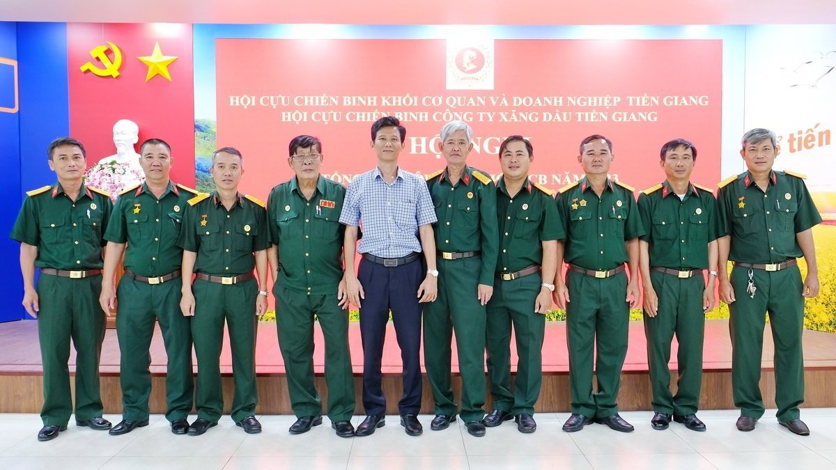 Hội Cựu chiến binh Petrolimex Tiền Giang tổng kết công tác năm 2023