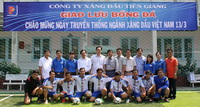 Giao lưu bóng đá Kỷ niệm ngày truyền thống ngành Xăng dầu 13/3