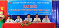 Đại hội đồng cổ đông CTCP Thương mại - Dịch vụ Cái Bè họp phiên toàn thể năm 2017