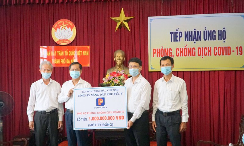 Petrolimex hỗ trợ Đà Nẵng 1 tỷ đồng kinh phí phòng chống dịch Covid-19