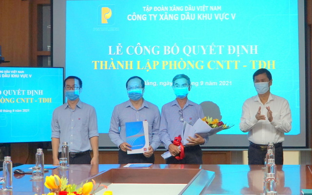 Petrolimex Đà Nẵng công bố quyết định thành lập Phòng CNTT - TĐH