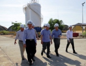 Thứ trưởng Bộ Công Thương Hoàng Quốc Vượng thăm và làm việc tại Petrolimex Đà Nẵng