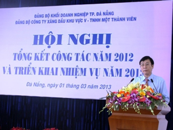 Tổng kết công tác Đảng năm 2012 và triển khai nhiệm vụ năm 2013