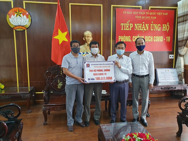 Petrolimex Quảng Nam chung tay phòng chống dịch Covid-19