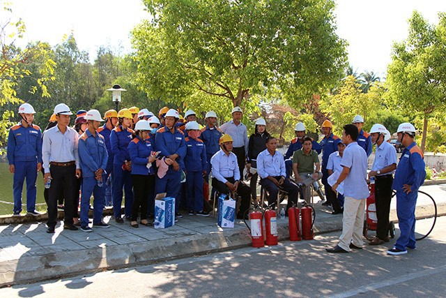 CNXD Quảng Nam tổ chức thực tập PCCC năm 2019