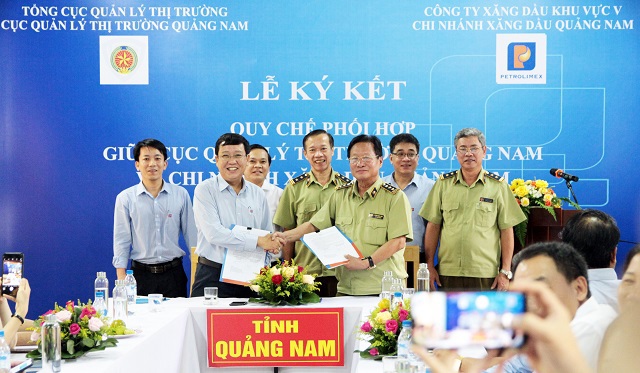 Ký kết Quy chế phối hợp giữa CNXD Quảng Nam và Cục Quản lý thị trường tỉnh Quảng Nam