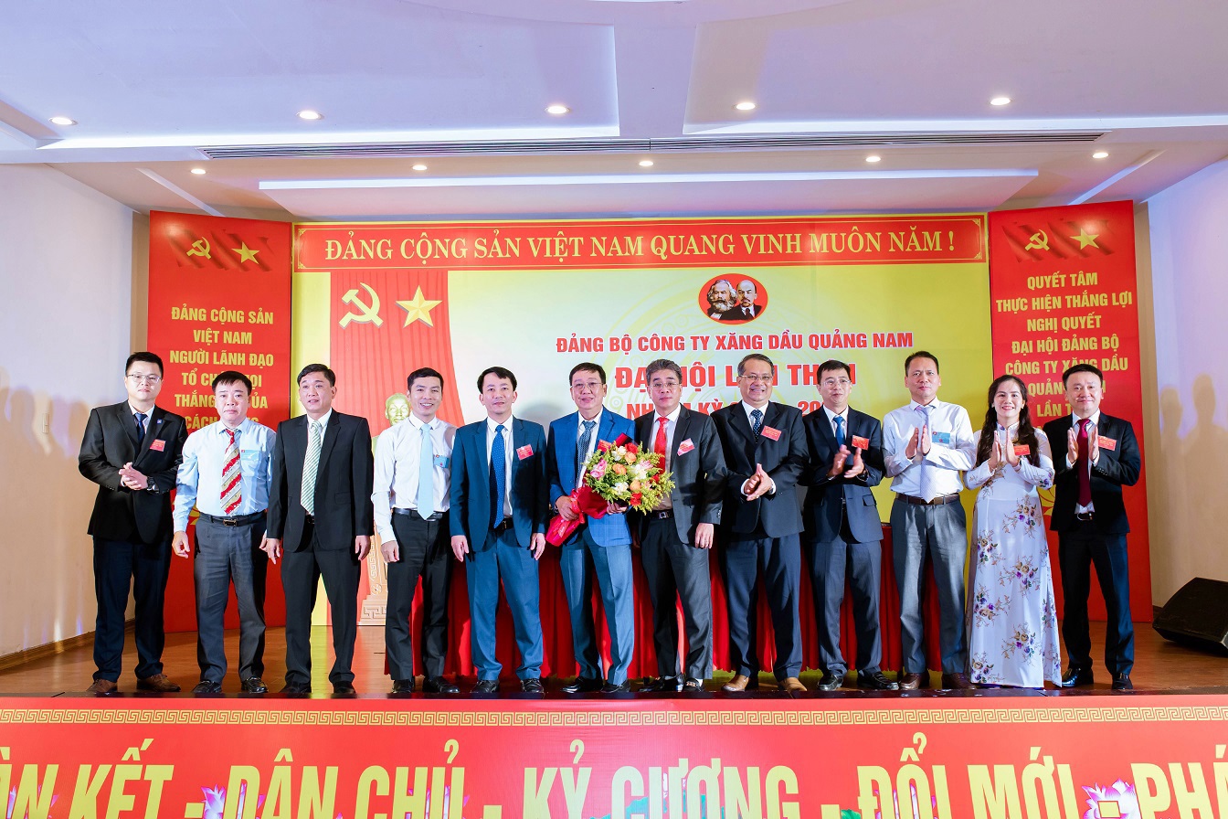 Đại hội Đảng bộ Công ty Xăng dầu Quảng Nam nhiệm kỳ 2025 - 2030 thành công tốt đẹp