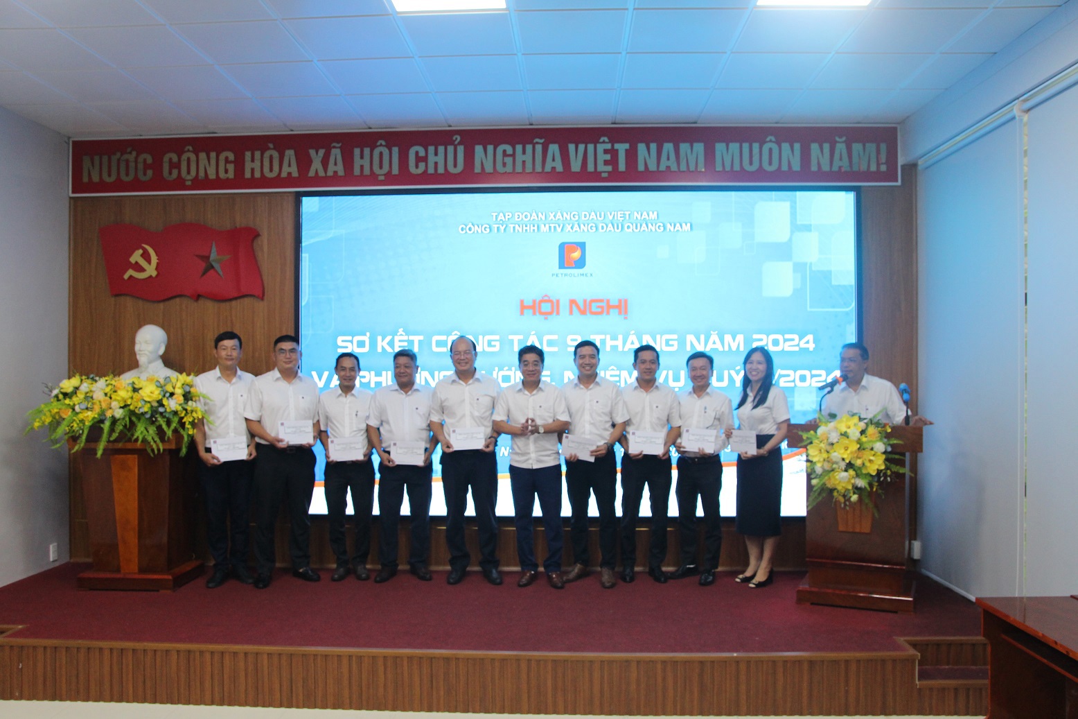Petrolimex Quảng Nam kỷ niệm 01 năm thành lập Công ty và sơ kết công tác 9 tháng năm 2024