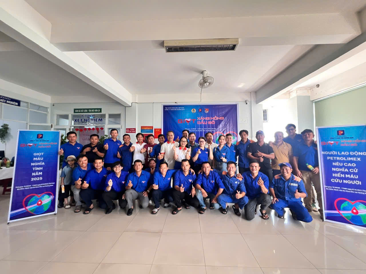 Petrolimex Quảng Nam tổ chức chương trình hiến máu tình nguyện “Giọt xăng hồng – giọt dầu đỏ 2025”