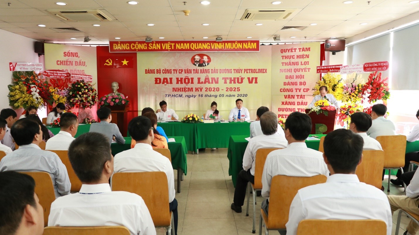 Đại hội Đảng bộ Công ty CP Vận tải xăng dầu đường thủy Petrolimex lần thứ VI (nhiệm kỳ 2020 – 2025)