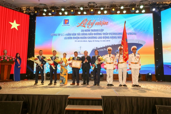LỄ ĐÓN NHẬN HUÂN CHƯƠNG LAO ĐỘNG HẠNG NHÌ VÀ KỶ NIỆM 20 NĂM THÀNH LẬP CÔNG TY - PJTACO 20 NĂM VỮNG BƯỚC TIẾN LÊN