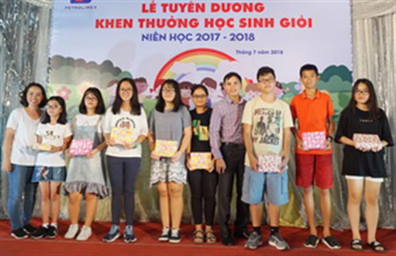 Thưởng Khuyến học đợt I, năm học 2017-2018