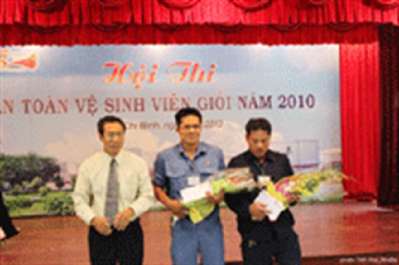 Hội thi "An toàn Vệ sinh viên giỏi năm 2010" của Tổng kho Xăng dầu Nhà Bè