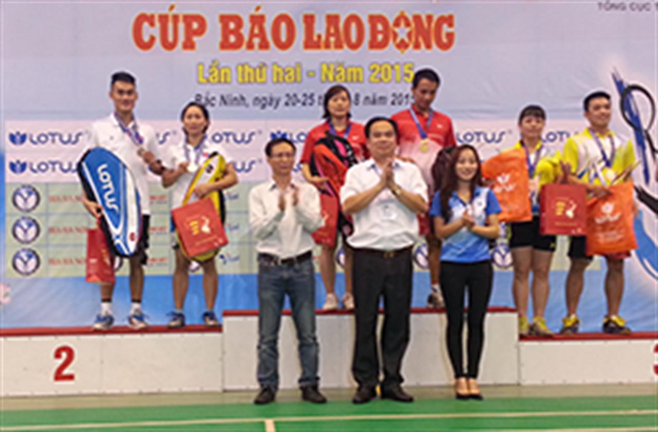 Petrolimex tham dự Giải Cầu lông CNVCLĐ toàn quốc - Cúp Báo Lao Động 2015