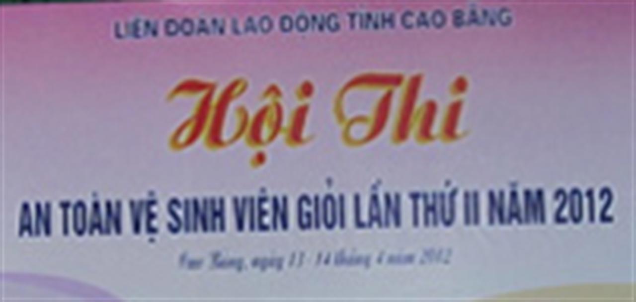 Petrolimex Cao Bằng đoạt giải tại Hội thi ''An toàn VSV giỏi'' Cấp Tỉnh