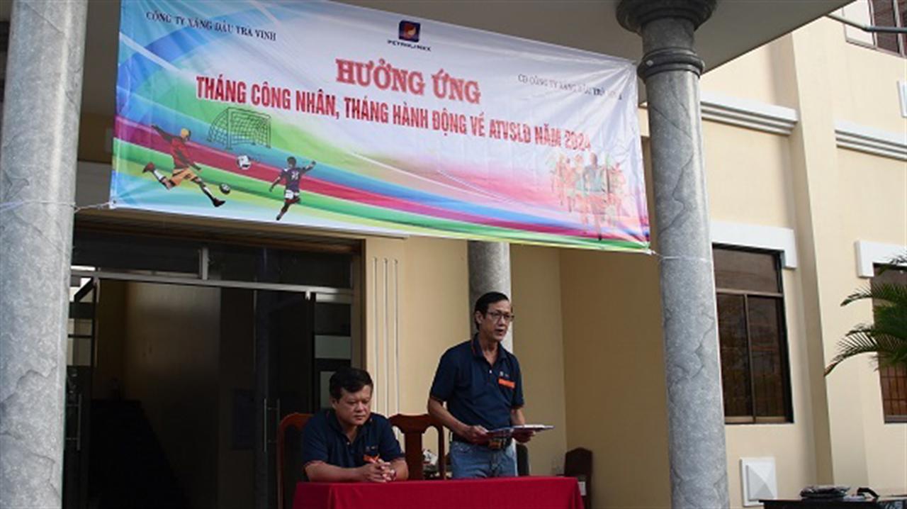Petrolimex Trà Vinh tổ chức các hoạt động hưởng ứng tháng công nhân năm 2024