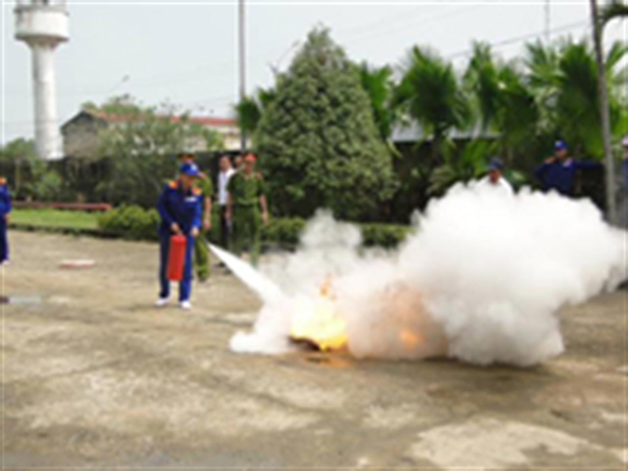 Tập huấn nghiệp vụ PCCC năm 2012