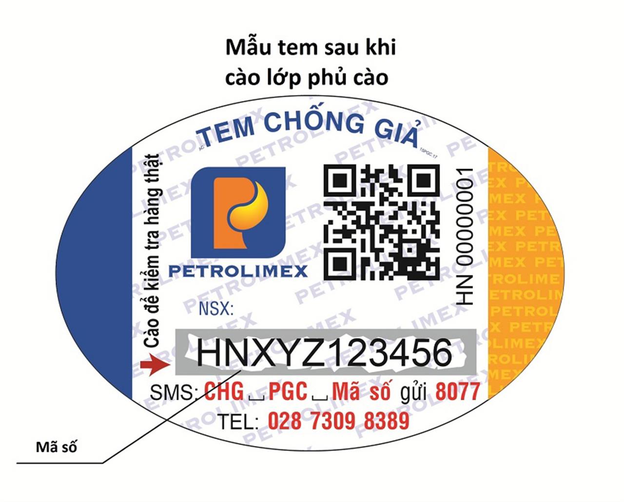 Bổ sung chức năng QR code để truy xuất nguồn gốc Gas Petrolimex 2018