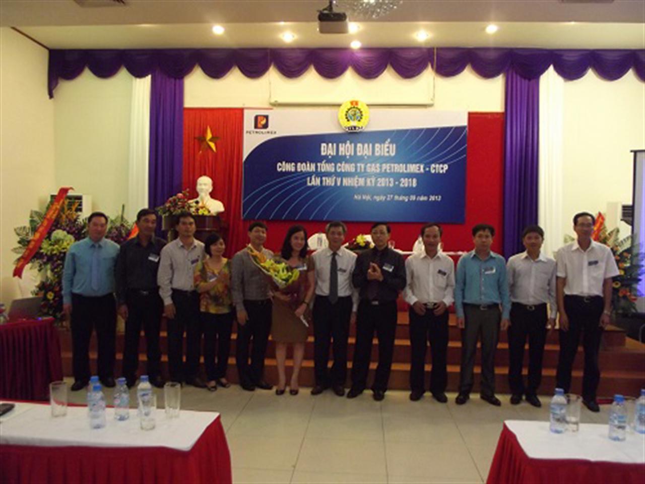 Đại hội Công Đoàn lần thứ V, nhiệm kỳ 2013-2018 Công Đoàn Tổng Công Ty Gas Petrolimex thành công tốt đẹp