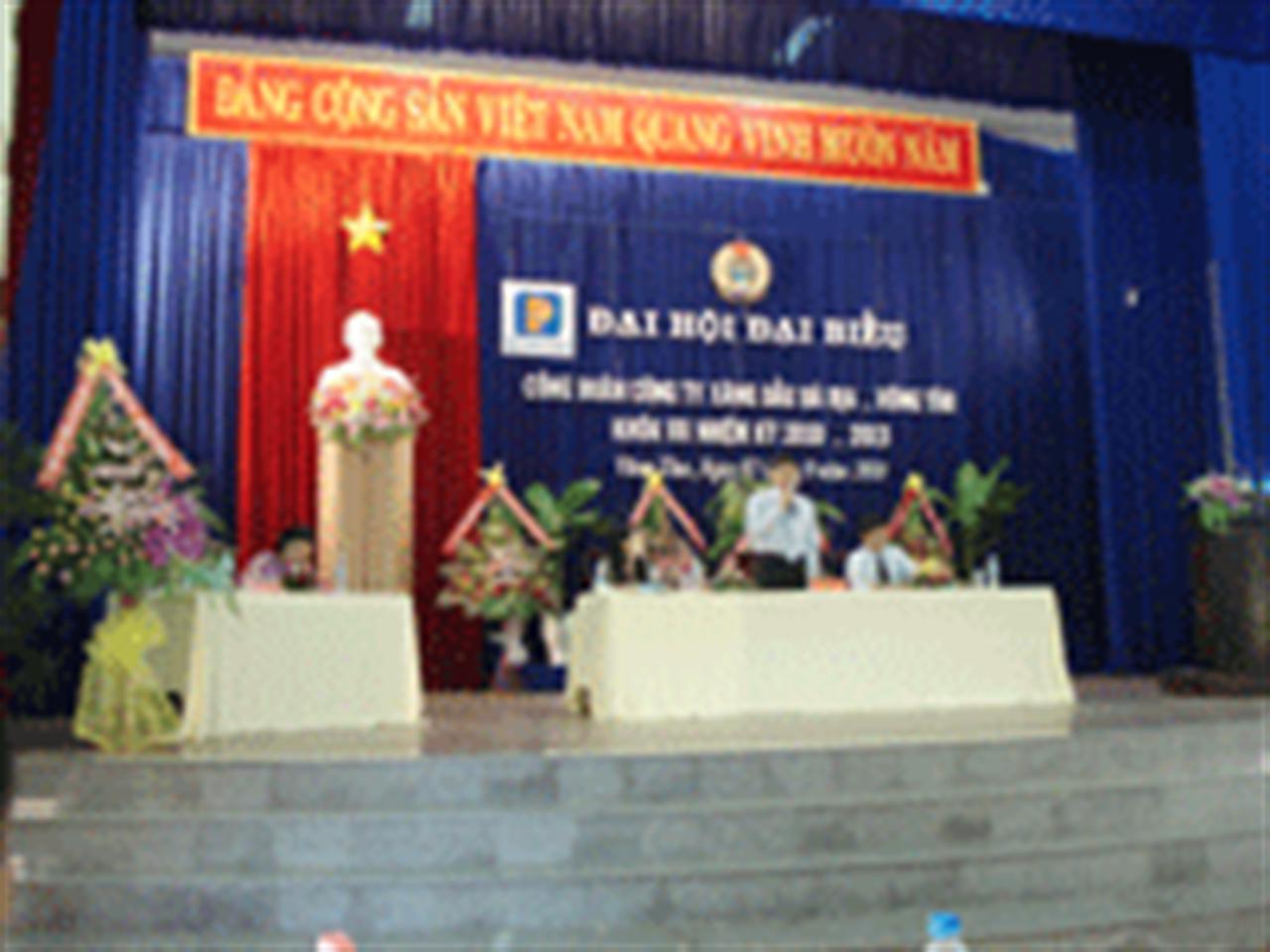 Đại hội Công đoàn Công ty Xăng dầu BR-VT Khóa VII Nhiệm kỳ 2010 - 2013