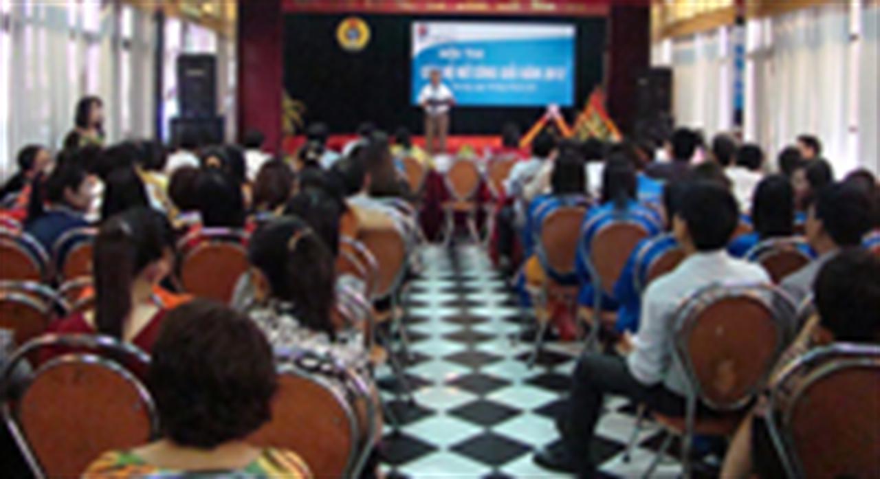 Hội thi Cán bộ Nữ công giỏi năm 2012